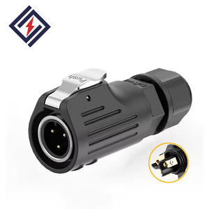 Connecteur d'<span class=keywords><strong>aviation</strong></span> étanche à visser LP12, boîtier métallique IP67, directement de l'usine, pour connexion de câble d'alimentation - Product Image 5