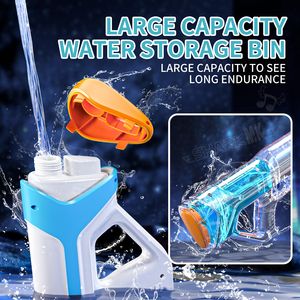 YT 2-in-1 Elektrische Wasserpistole mit Hochdruck-Automatik-Sprühfunktion für Pool, Strand und Garten-Wasserschlachten - Product Image 2