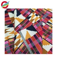 Harga pabrik 100% poliester tenun polos cetak Super nyata kain lilin super Afrika grand