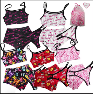 Body Personalizado Tallas S-2XL, Ropa de Dormir Sexy Estampada para Mujer, Conjunto Corto de Lencería, Mono, Pijama, Tops de Tela y Pantalones para Damas - Product Image 2