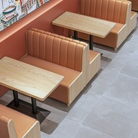 Meubles commerciaux en gros Ustovian, sièges de stand d'hôtel, canapé, tables et chaises de café, meubles de restaurant