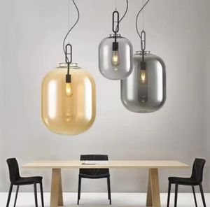 colored glass <b>bottle</b> restaurant chandelier dining room blown glass pendant <b>light</b> <b>for</b> bedside - Product Image 2