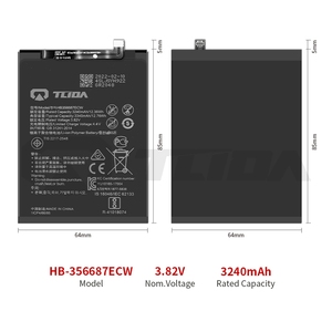 Tlida 3240mAh แบตเตอรี่ลิเธียมโพลิเมอร์สำรองสำหรับ Huawei P30 Lite <span class=keywords><strong>HB356687ECW</strong></span> ใช้โทรศัพท์มือถือ - Product Image 4