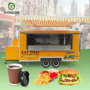 Camionnette mobile entièrement équipée sur roues pour la vente de hot-dogs, de glaces et de café - Product Image 1