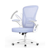 Vente chaude inde moderne multi-fonction rose tissu tissu blanc cadre ergonomie exécutif pleine maille renouvelable 360 chaises pivotantes