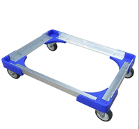 Chariot de manutention en aluminium DOPRO |   Chariot à 4 roues |   Chariot à plateforme robuste |   Tailles personnalisables