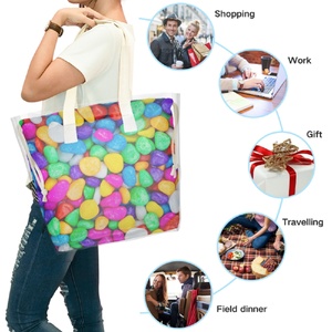 Nouveauté Sac à main pour femme multicolore style bonbon, sac fourre-tout de plage, vente en gros - Product Image 5