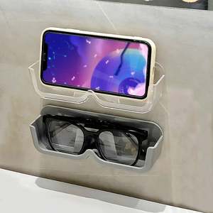 Étagère murale pour lunettes de soleil 2025, organisateur de lunettes, support auto-adhésif pour lunettes de soleil, boîte de rangement - Product Image 2