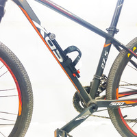 Pompe à vélo portable PRO STAR haute pression CO2 avec cadre en aluminium, pour valves Presta/Schrader, jauge de pression 11