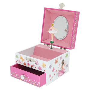 Nuova Scatola Musicale del Giardino delle Fate di Jakos, Realizzata in MDF, Contenitore per <span class=keywords><strong>Regali</strong></span> di Compleanno e <span class=keywords><strong>Natale</strong></span> per Bambine - Product Image 1