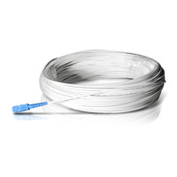 SC/APC ke SC/APC Jumper FTTH kabel Drop luar ruangan G657A kabel Patch serat optik PVC/LSZH jaket dapat disesuaikan panjang