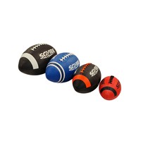 Ballon de football américain SCVibe classique en caoutchouc durable, avec grip amélioré, imperméable, taille junior, pour les jeux de jardin