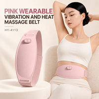 Ceinture de massage ajustable pour la taille et le ventre, masseur abdominal sans fil, étanche, 3 vitesses, arrêt automatique, pétrissage automatique 60 min