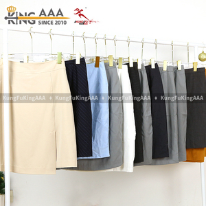 KungFu KingAAA Jupes <span class=keywords><strong>crayon</strong></span> <span class=keywords><strong>taille</strong></span> <span class=keywords><strong>haute</strong></span> pour femmes, couleurs mélangées, d'occasion, en lots, vente en gros, jupes de bureau pour femmes, grandes tailles, en vrac - Product Image 3