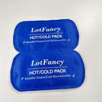 Logo taille personnalisable vente en gros compresse de glace en gel réutilisable HOT & COLD pour fournitures de thérapie de réadaptation