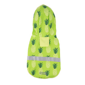 Joymay jas hujan anak anjing, mewah tahan air dapat dilipat musim panas ponco hewan peliharaan dengan topi untuk anjing kecil harga - Product Image 5