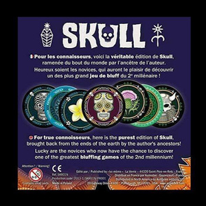 Flower Skull Skull King Jeu de société et de cartes en patchwork pour 10 joueurs, en <span class=keywords><strong>anglais</strong></span>, pour rassemblements de famille et d'amis, en papier - Product Image 4