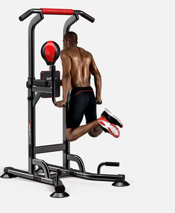 Combinaison familiale support multifonctionnel barre horizontale barre parallèle de gymnastique à domicile avec balle de vitesse - Product Image 4