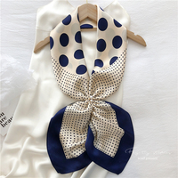 Foulard carré en soie de mûrier pur 100% pour femmes drapé élégant et lustre pour printemps été et automne