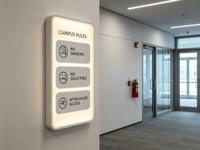 Kiosque numérique d'extérieur étanche en acier inoxydable certifié CE pour signalisation et orientation, haute luminosité, réponse rapide, standard automobile