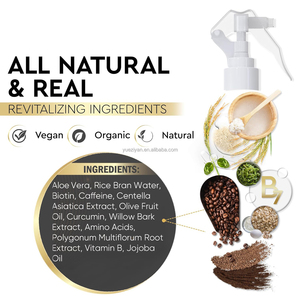 Spray capillaire premium à l'eau de riz pour la croissance des <span class=keywords><strong>cheveux</strong></span>, nourrissant le cuir chevelu, réparant les <span class=keywords><strong>cheveux</strong></span> et fortifiant les racines (Marque Blanche) - Product Image 3