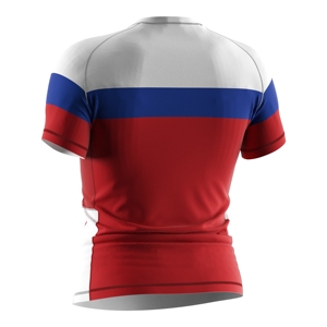 Haut de compression Rashguard Élite Nationale <span class=keywords><strong>Russe</strong></span> avec fentes latérales, soutien musculaire, antibactérien pour l'entraînement de <span class=keywords><strong>combat</strong></span> - Product Image 2