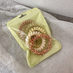 Teleties elásticos coloridos de moda al por mayor de 6 uds para mujeres y niñas, <span class=keywords><strong>cord</strong></span>ón de teléfono de caramelo coreano, bandas para el cabello para regalo de joyería para mujer - Product Image 3