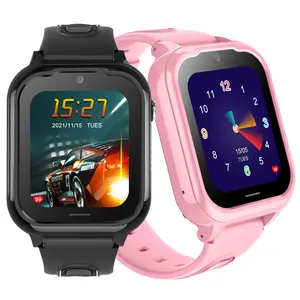 Montre GPS pour enfants Wonlex KT28 4G Android, caméra, design mignon d'animaux, IP67, pour garçons et filles, bracelet en gel de silice pour enfants - Product Image 1