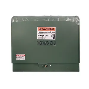 U L répertorié 250 kva 167kva 7620/12740v à 120/240v transformateur monté sur tampon monophasé en aluminium