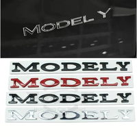Autocollant 3D en métal pour modification, logo, emblème de coffre arrière pour Tesla MODEL 3 Y, accessoires automobiles