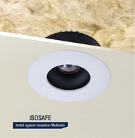Downlight LED à CRI élevé 95, spot encastré 11W à faible éblouissement, éclairage architectural dimmable pour projets