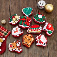 Grenzüberschreitendes Weihnachts-Plüsch-Katzenspielzeug mit Katzenminze, Elch- und Baumdesign für interaktive Zahnreinigung und Langeweile-Linderung