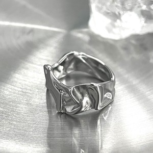 VAF 스테인리스 스틸 불규칙 반지 남녀 공용 반지 - Product Image 2