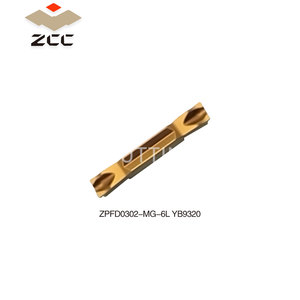 Insertos de Carburo ZCC CT ZPFD ZPFD0302-MG-6R YB9320, Herramienta de Torneado CNC, Cortador de <span class=keywords><strong>Torno</strong></span>, Herramientas de Corte de Doble Extremo, <span class=keywords><strong>Cuchilla</strong></span> CNC - Product Image 4