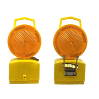 Cône de signalisation routière à LED, clignotant jaune, lumière d'avertissement de circulation