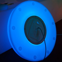 Piste de danse interactive d'extérieur la plus vendue avec éclairage LED RGB et contrôle sonore pour jeux interactifs pour enfants