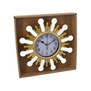 Đồng hồ treo tường nhựa tròn nhỏ, bán buôn nhà máy, khung nhựa tròn - Product Image 2