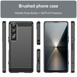 Funda de teléfono TPU de silicona suave de fibra de carbono a prueba de golpes para Sony <span class=keywords><strong>Xperia</strong></span> <span class=keywords><strong>1</strong></span> VII 10 VI <span class=keywords><strong>1</strong></span> VI 5 <span class=keywords><strong>V</strong></span> 10 <span class=keywords><strong>V</strong></span> <span class=keywords><strong>1</strong></span> <span class=keywords><strong>V</strong></span> <span class=keywords><strong>1</strong></span> IV <span class=keywords><strong>1</strong></span> III funda de teléfono móvil - Product Image 2