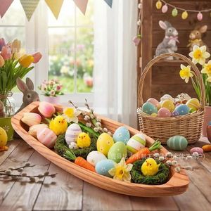 Wooden Serving <b>Tray</b> Solid Wood Multifunctional For Fruit Dessert Sushi Party <b>Snacks</b> Cake Aromatherapy Residential Use - Product Image 1
