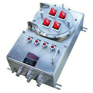 Station de distribution antidéflagrante IP66 personnalisée et boîte de jonction Boîte de contrôle antidéflagrante en métal en acier inoxydable