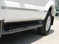 Marchepieds en alliage d'aluminium pour Prado FJ120 2003 — 2009, accessoires automobiles, planches de course, marché de pièces détachées, couleur noir