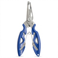 Pince de pêche en acier inoxydable, mini coupe-ligne, dégaineur d'hameçons, ouvre-anneaux brisés, outil de pêche compact