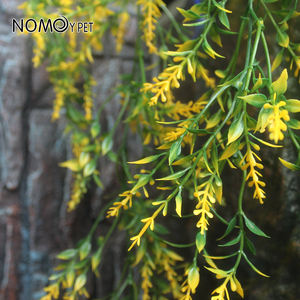 NOMOY PET Reptilien pflanzen, <span class=keywords><strong>Terrarium</strong></span> Hängende Pflanzen reben Künstliche Blätter Reptilien haut, Leopard Gecko Tank Zubehör - Product Image 5