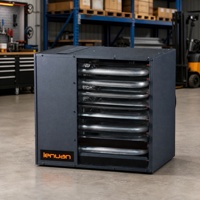Chauffage au propane indirect haute puissance 40 kW avec échangeur de chaleur isolé pour tente de chantier