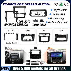 Cadre d'autoradio Android pour NISSAN PATROL ALTIMA QASHQAI, directement de l'usine, pour écran de <span class=keywords><strong>voiture</strong></span>, façade stéréo, panneau d'autoradio - Product Image 3