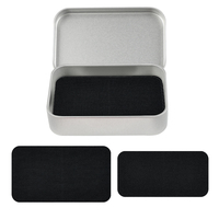 Bande adhésive anti-ronflement noire carrée, respectueuse de la peau, avec logo personnalisé disponible