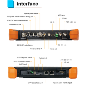 เครื่องทดสอบกล้องวงจรปิด IP รุ่น <span class=keywords><strong>X9</strong></span> Series Adhs รองรับกล้อง SDI(S) 8K แสดงภาพกล้อง 4K 60Fps สำหรับอินพุตกล้องวงจรปิด - Product Image 5