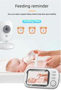 Moniteur vidéo numérique pour bébé 3,5 pouces 720p avec détection des pleurs, caméra, système Smoant Charon Baby Pod, sirène intégrée, communication bidirectionnelle - Product Image 5