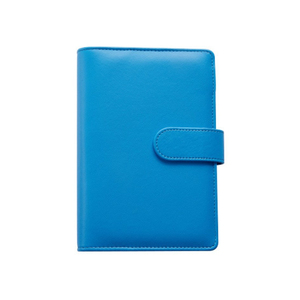 Carnets A5 en cuir métallique à six anneaux, <span class=keywords><strong>classeur</strong></span> A6 en cuir PU à six anneaux avec porte-cartes pour <span class=keywords><strong>classeur</strong></span> de <span class=keywords><strong>budget</strong></span> personnel - Product Image 5