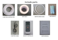 Climatiseur mural split portable Fenay 18000 Btu, alimenté par énergie solaire, onduleur DC, réfrigérant R410a, garantie 2-5 ans